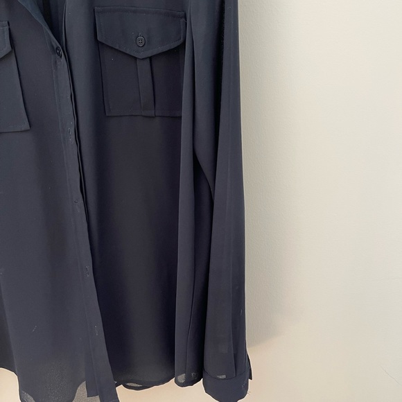 Black Sheet button down - Picture 3 of 3